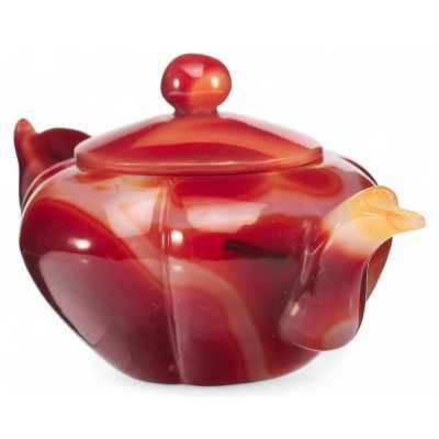 Чайник из слоистого агата Китай конец XX века