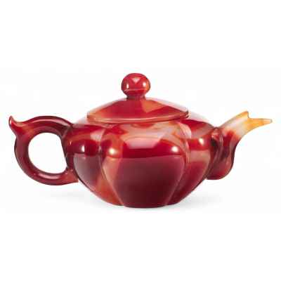 Чайник из слоистого агата Китай конец XX века