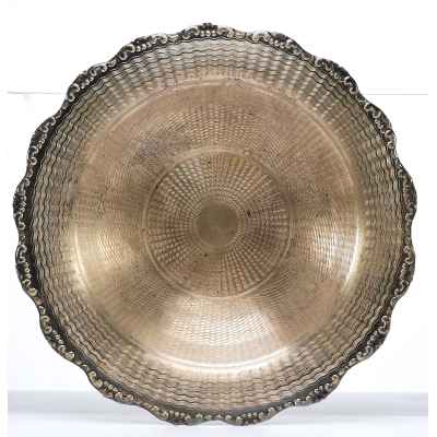 Сухарница серебряная Москва 1908 - 1916 гг