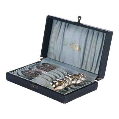 Набор кофейных ложек серебро 813 пр. 60 гр. Финляндия 1935 г. Хельсинки, Финляндия 1935