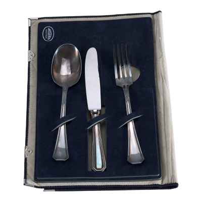 Набор столовых приборов серебро 800 пр. Zaramella Argenti Италия нач XXI в. Италия начало XXI века