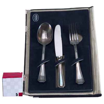 Набор столовых приборов серебро 800 пр. Zaramella Argenti Италия нач XXI в. Италия начало XXI века