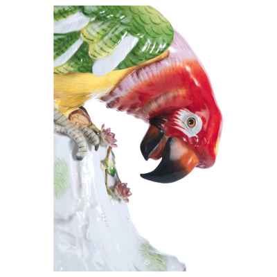 Скульптура Попугай фарфор, Ширхольц и сын (Schierholz) Германия 1951-72 гг. Н-11,5 см. Плауэ, Германия 1951-1972 гг