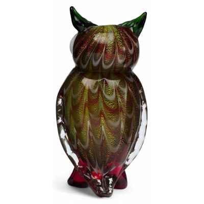 Скульптура «Сова» Мурано 1950-гг