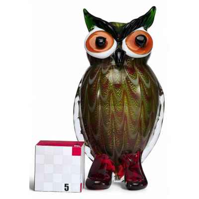 Скульптура «Сова» Мурано 1950-гг