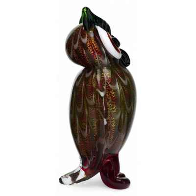 Скульптура «Сова» Мурано 1950-гг