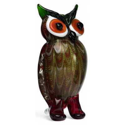 Скульптура «Сова» Мурано 1950-гг