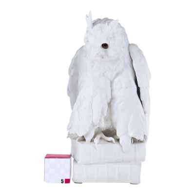 Скульптура Сова на книгах Шайбе-Альсбах (Scheiba-Alsbach) Тюрингия кон. XIX в. Н-33,5 см. Фарфоровая фабри Scheiba-Alsbach (Шайбе- Альсбах) Германия, Тюрингия конец XIX - начало XX вв