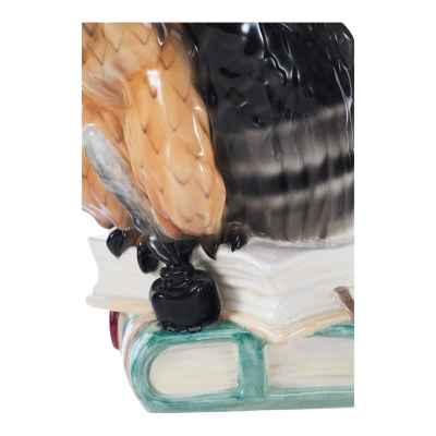 Скульптура Филин на книгах Goldscheider Австрия 1920-30 гг. Н-25,1 см. Вена, Австрия 1920-1930 гг