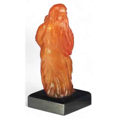 Скульптура янтарная «Богоматерь с младенцем» Европа XIX век