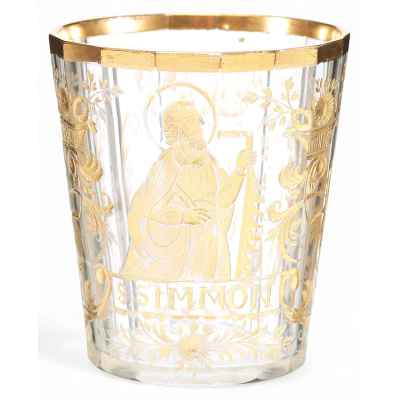 Бокал «Святой Симон» Богемия середина XVIII века