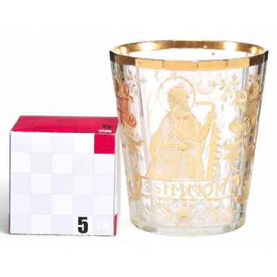 Бокал «Святой Симон» Богемия середина XVIII века