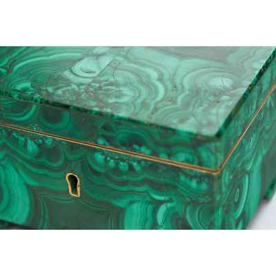 Малахитовая шкатулка Екатеринбург Середина XIX века