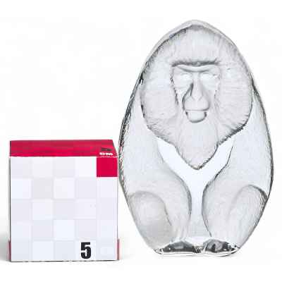 Пресс-папье «Обезьяна» Швеция. Фабрика Малерас конец XX века