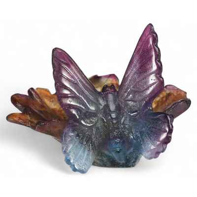 Чаша с бабочкой Фирма “Братья Дом. Нанси” Начало XX века