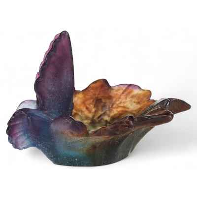 Чаша с бабочкой Фирма “Братья Дом. Нанси” Начало XX века