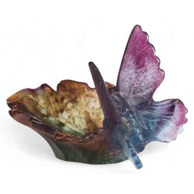 Чаша с бабочкой Фирма “Братья Дом. Нанси” Начало XX века