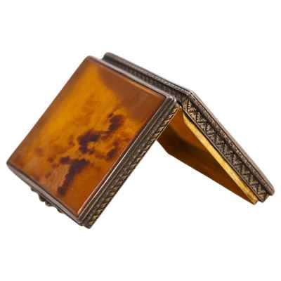 Серебряная Табакерка Флоренция, Италия 1930-1940- гг