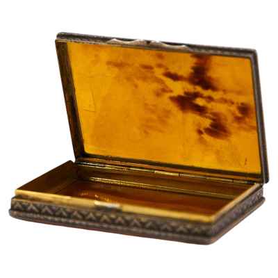 Серебряная Табакерка Флоренция, Италия 1930-1940- гг