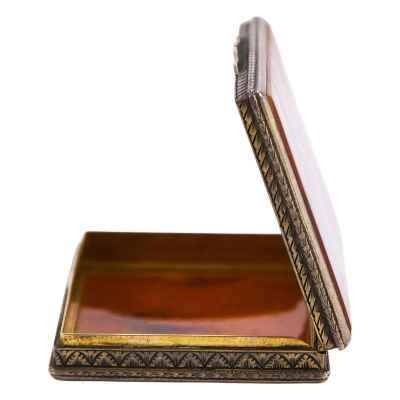 Серебряная Табакерка Флоренция, Италия 1930-1940- гг