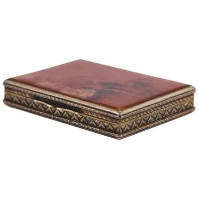 Серебряная Табакерка Флоренция, Италия 1930-1940- гг