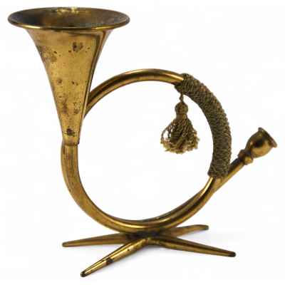 Подсвечник «Охотничий рожок» Вена Конец XIX века