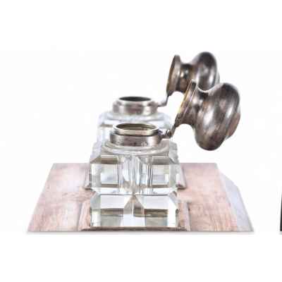 Письменный набор серебро 84 пр. И.П. 1914 г. Москва около 1908 г