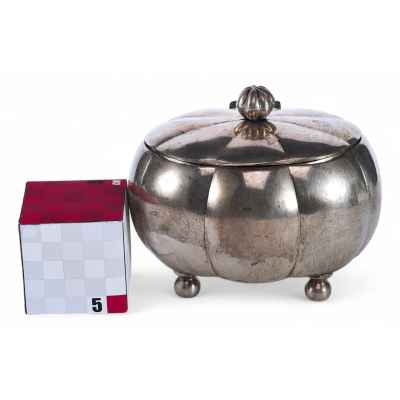 Сахарница серебро 800 пр. 265 гр. Польша 1954-58 гг. Краков, Полыша около 1920 г