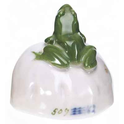 Скульптура «Лягушка на камне» Копенгагенская королевская мануфактура около 1920-г