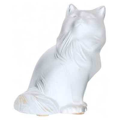 Скульптура Кот» фабрика Рене Лалика, Франция 1910-1920-гг