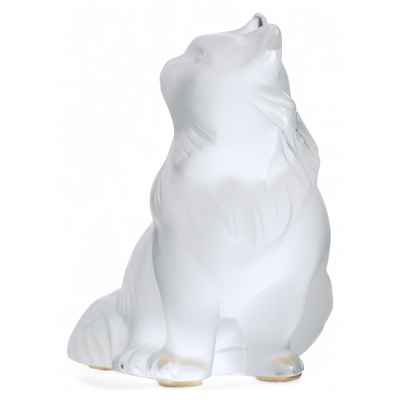 Скульптура Кот» фабрика Рене Лалика, Франция 1910-1920-гг