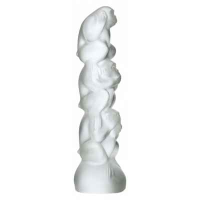 Скульптура «Три обезьянки» фабрика Lalique, Франция. (?) 1960-1970- гг
