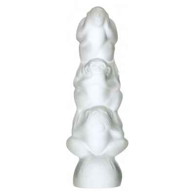 Скульптура «Три обезьянки» фабрика Lalique, Франция. (?) 1960-1970- гг