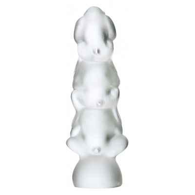 Скульптура «Три обезьянки» фабрика Lalique, Франция. (?) 1960-1970- гг