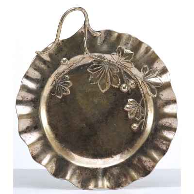 Блюдо «Каштан» Вена, Австро-Венгрия конец XIX - начало XX вв