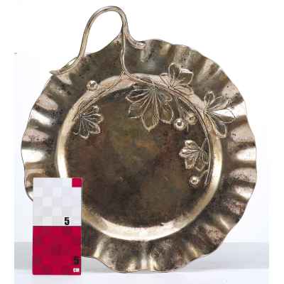 Блюдо «Каштан» Вена, Австро-Венгрия конец XIX - начало XX вв