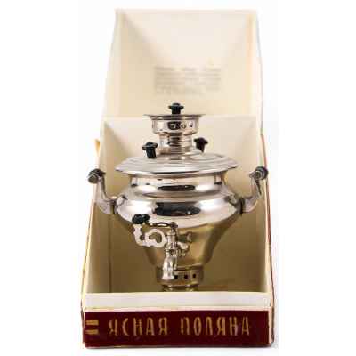 Самовар сувенирный «Ясная поляна» Тула, Россия Завод: «Штамп» им, Б, Л, Ванникова 1975