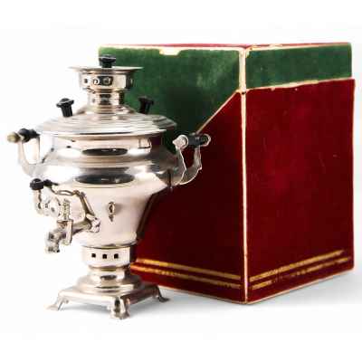 Самовар сувенирный «Ясная поляна» Тула, Россия Завод: «Штамп» им, Б, Л, Ванникова 1975