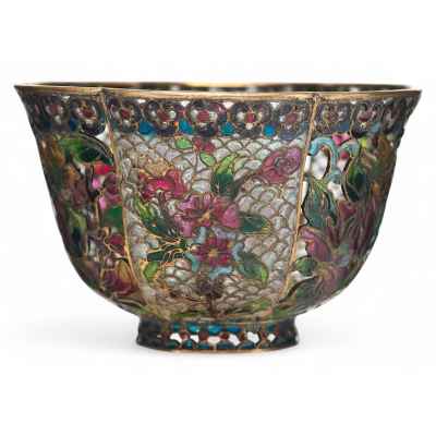 Ваза витражная Россия конец XIX - начало XX вв