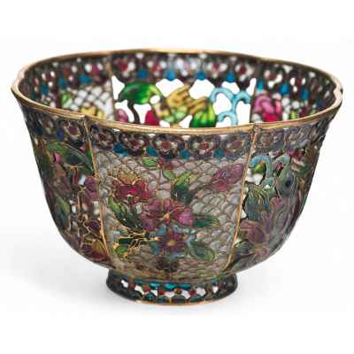 Ваза витражная Россия конец XIX - начало XX вв