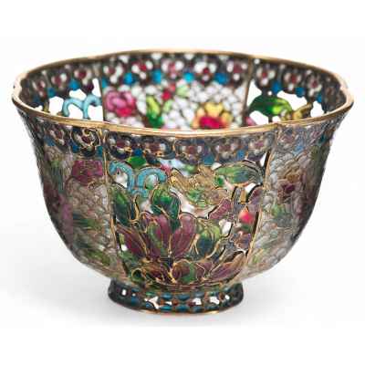 Ваза витражная Россия конец XIX - начало XX вв