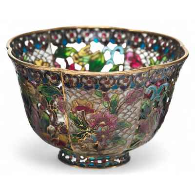 Ваза витражная Россия конец XIX - начало XX вв