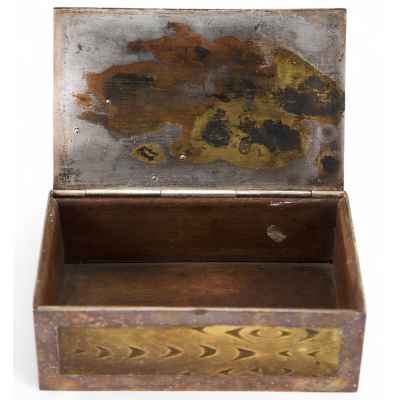 Коробка для сигарет Варшава, Российская Империя рубеж ХІХ-ХХ вв