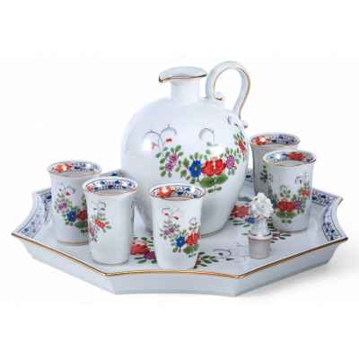 Набор для ликера фарфор, Мейсен (Meissen) Германия 1960-70-е гг. Мейсен, Германия 1960-70 гг