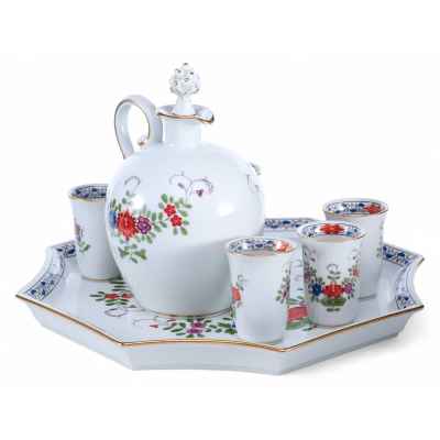Набор для ликера фарфор, Мейсен (Meissen) Германия 1960-70-е гг. Мейсен, Германия 1960-70 гг