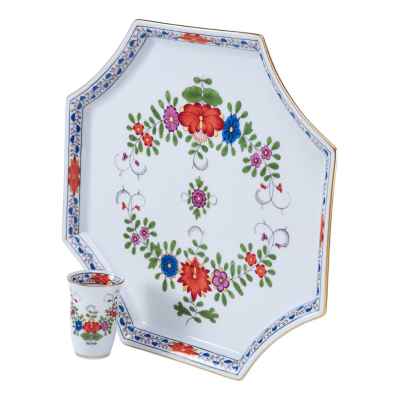 Набор для ликера фарфор, Мейсен (Meissen) Германия 1960-70-е гг. Мейсен, Германия 1960-70 гг