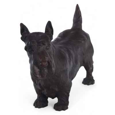 Статуэтка Скотч-терьер фарфор, Мейсен (Meissen) Германия сер ХХ в. 19х12,5 см. Мейсен, Германия до середины XX века