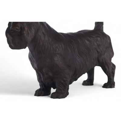 Статуэтка Скотч-терьер фарфор, Мейсен (Meissen) Германия сер ХХ в. 19х12,5 см. Мейсен, Германия до середины XX века