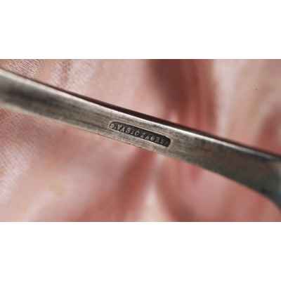 Набор столового серебра эгоист в оригинальном футляре серебро 800 пр. Австрия нач. ХХ в. Загреб (Австро-Венгрия) 1914-1922 гг