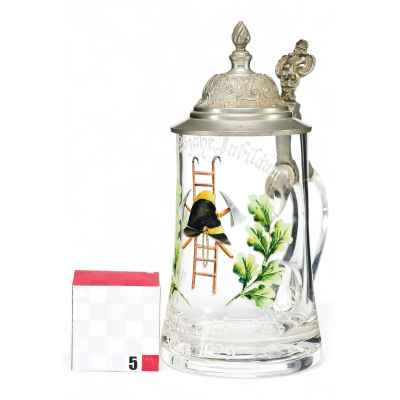 Пивная кружка с рисунком в виде дубовых венков Германия 1920-гг